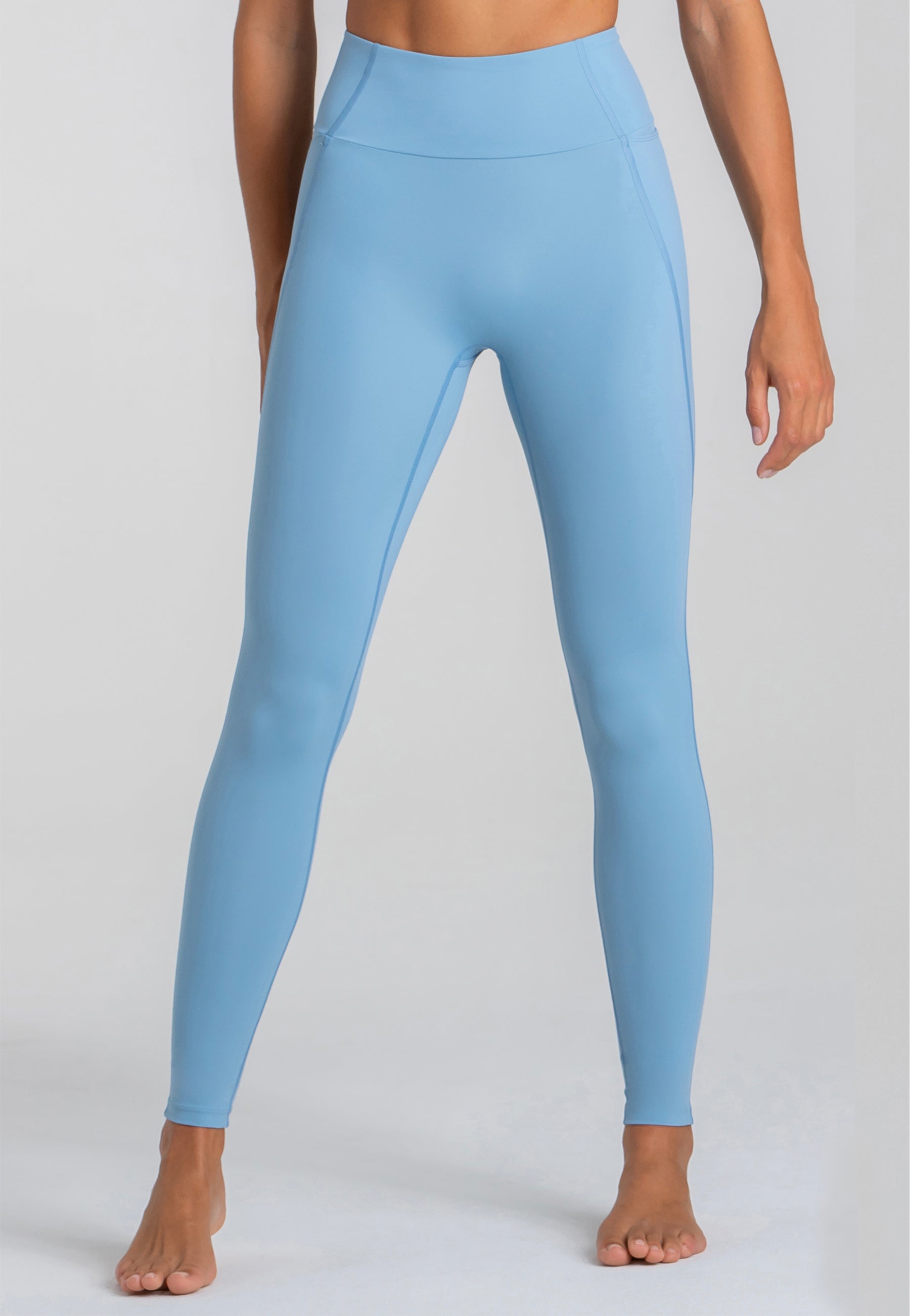 Yoga High Rise Leggings Stretch light blue AchievePrime AchievePrime